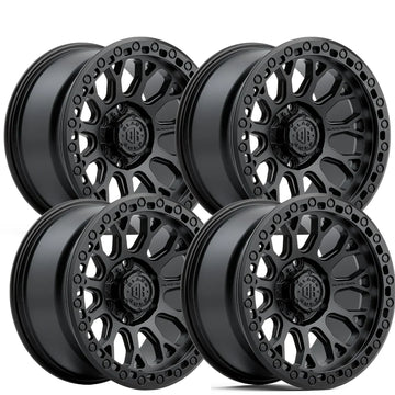 Set of 4 Spider Wheel by Black Rock - Brixton 4x4 - Buy Online Now!